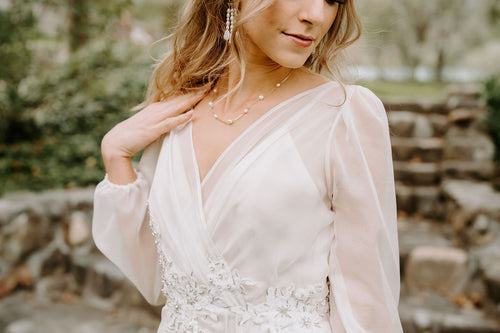 Blair- Pearl Curb chain necklace