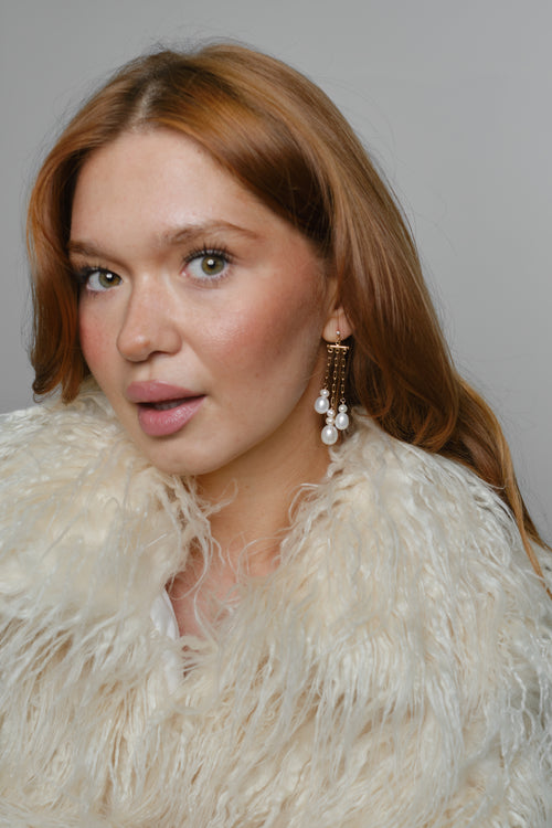 Alek- Paperclip Chandelier Earrings