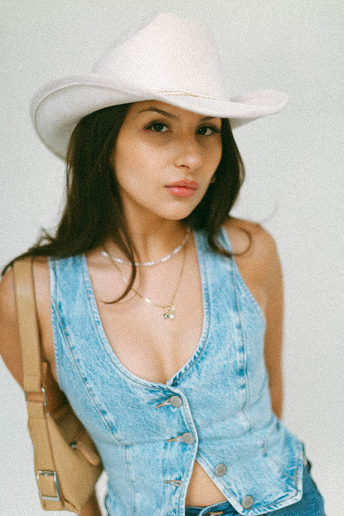 Nora- Gemstone + Pearl Necklace