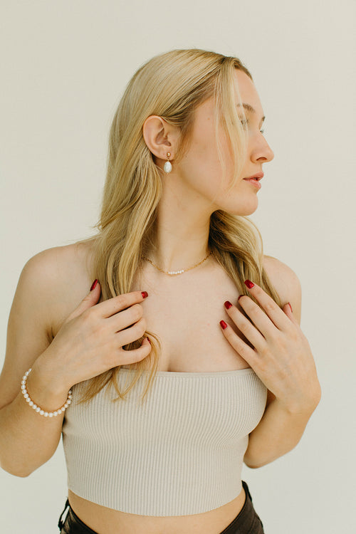 Violet- Elegant Drop Earrings