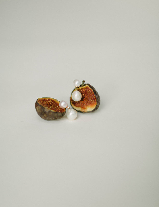 Vienna- Pearl Stud Drop earring