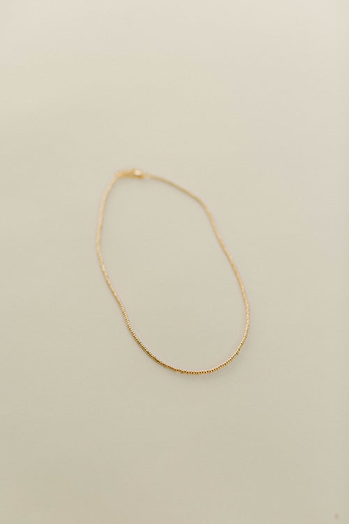 Dani- Tiny Gold Bead Chain