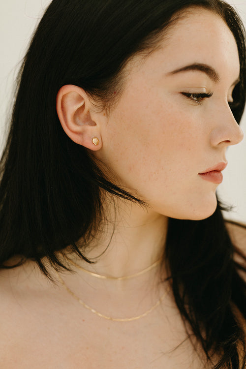 Dainty Shell Stud
