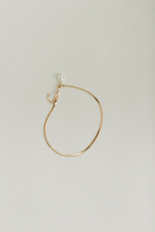 Bella- Herringbone Chain Bracelet