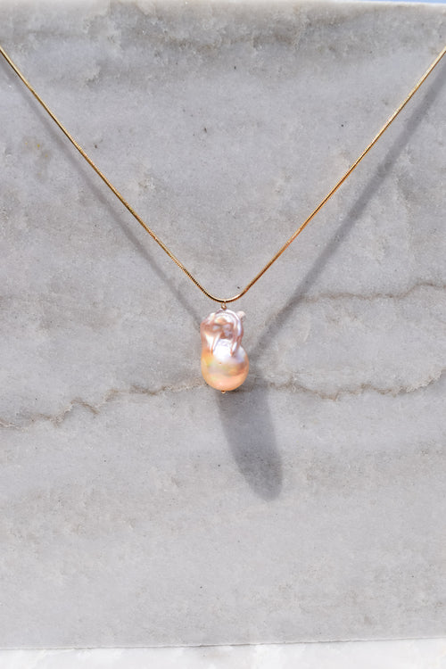 Ana- Fireball drop Necklace