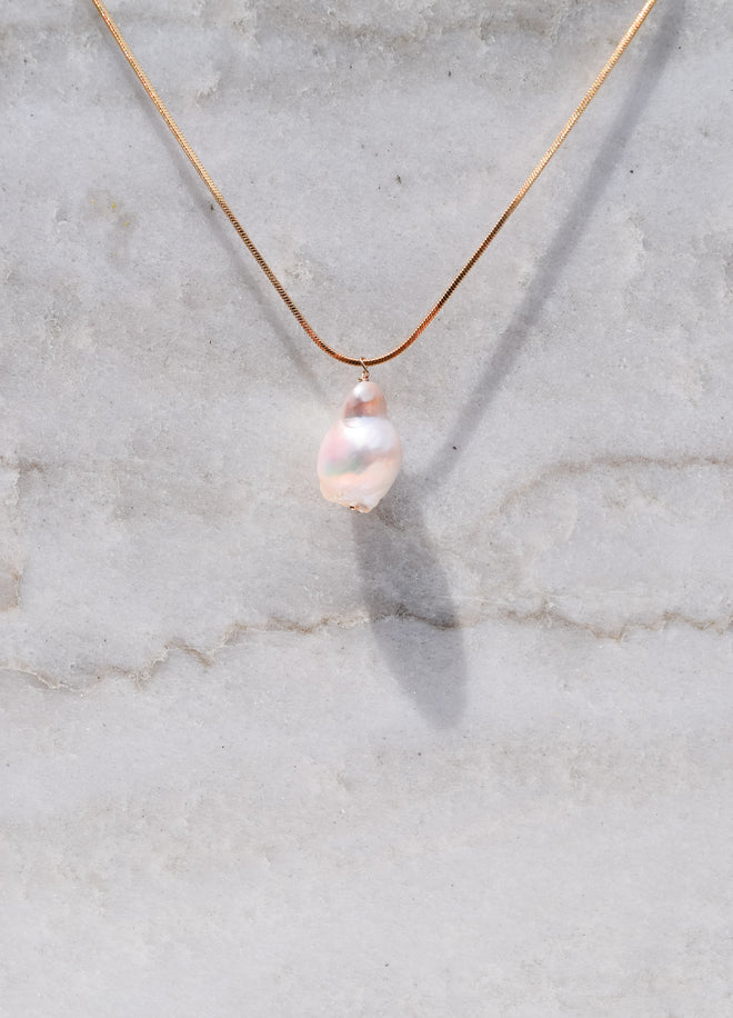 Ana- Fireball drop Necklace