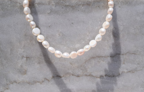 Celeste- Traditional Pearl Necklace