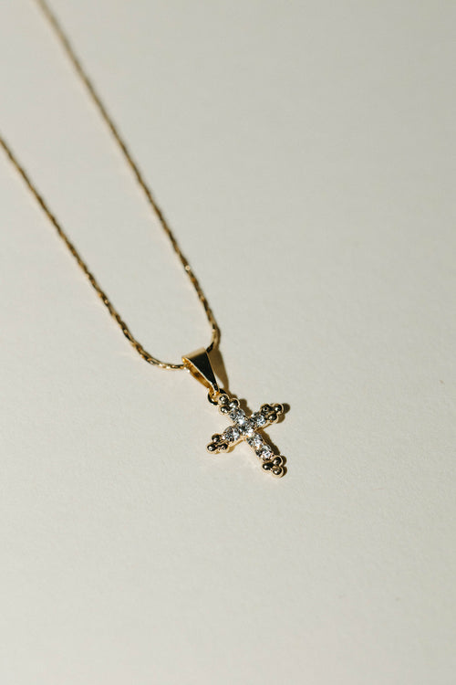 James- Dotted Sparkle Cross