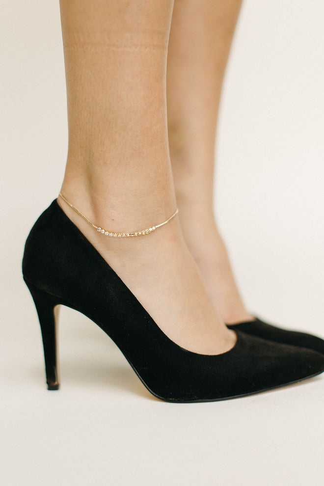 Cece- Snake Tennis Anklet