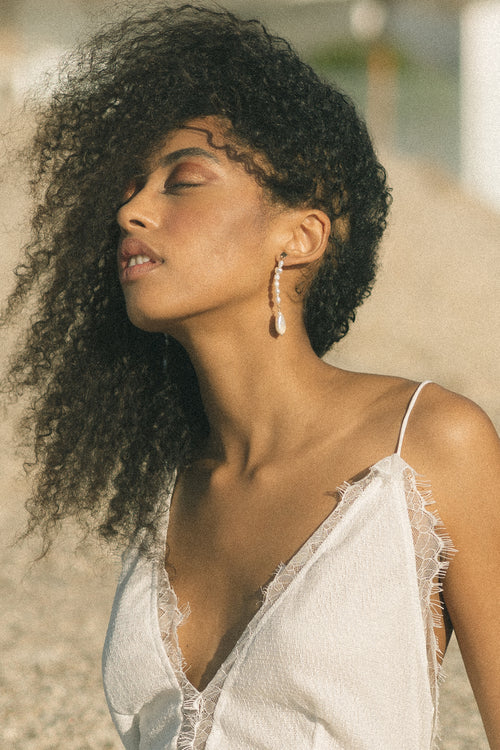 Novalie- Tear drop Long Earrings