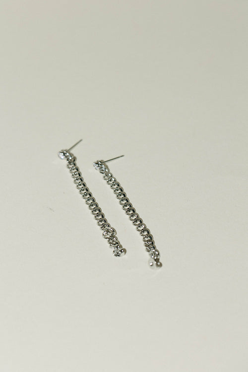 Arabella- Chain Link Dangle Hoops