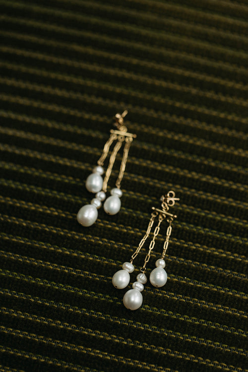 Alek- Paperclip Chandelier Earrings
