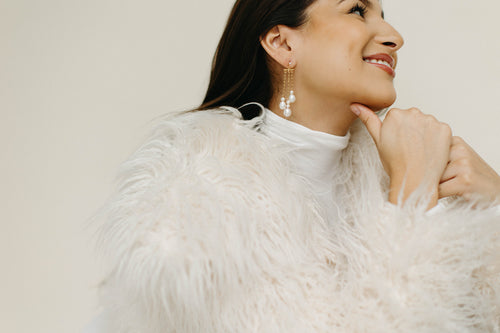 Alek- Paperclip Chandelier Earrings
