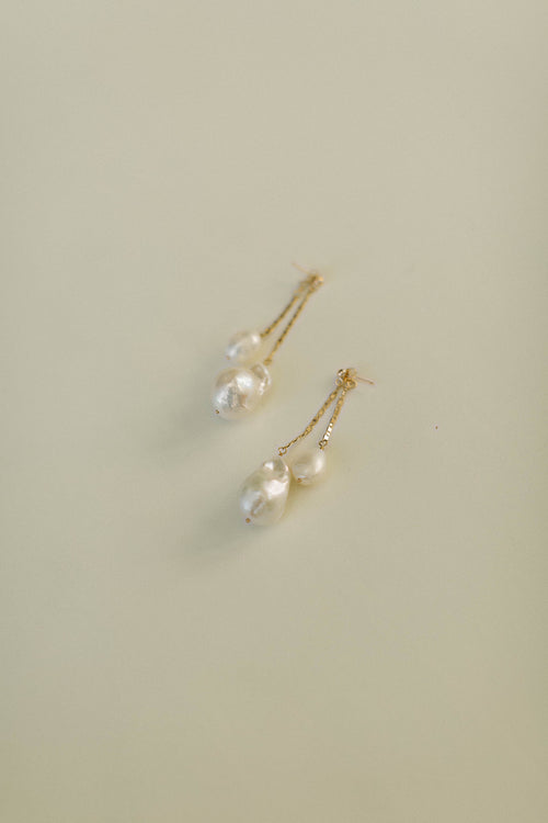 Georgia- Baroque Double Drop Dangles