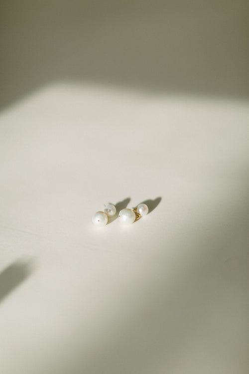 Vienna- Pearl Stud Drop earring
