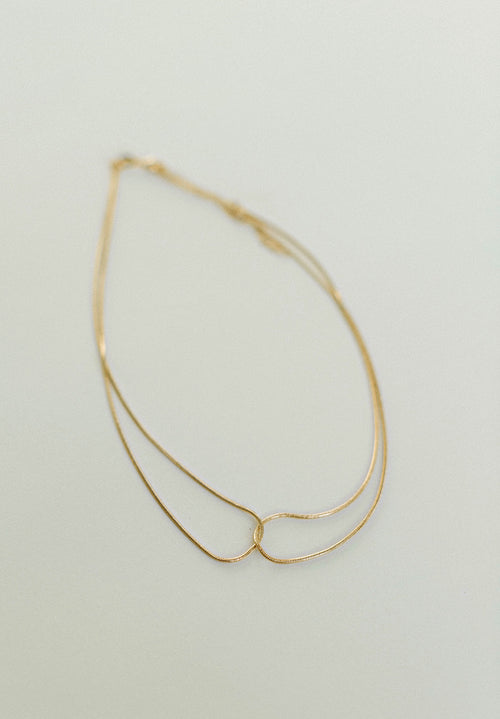Rue- Linked Snake Chain Necklace