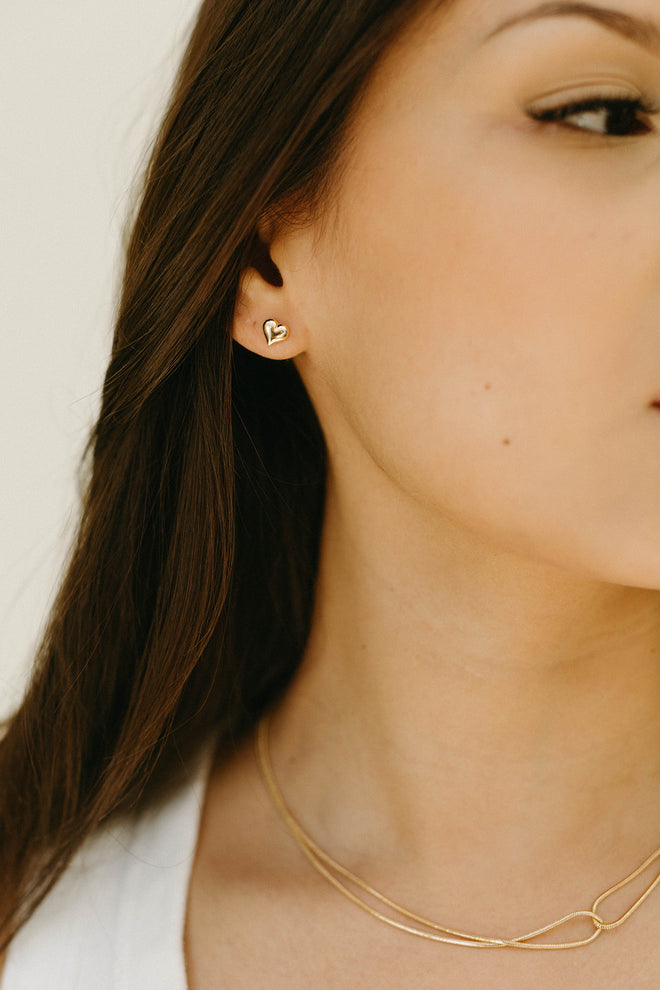 Mini Heart Stud