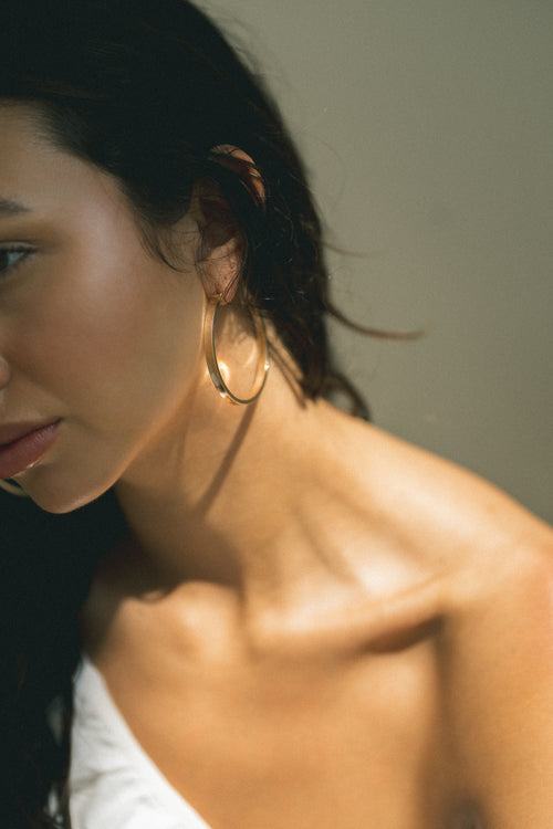 Gigi- Gold Square Hoops