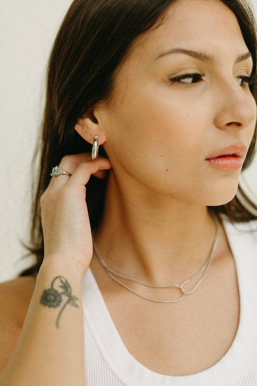 Rue- Linked Snake Chain Necklace