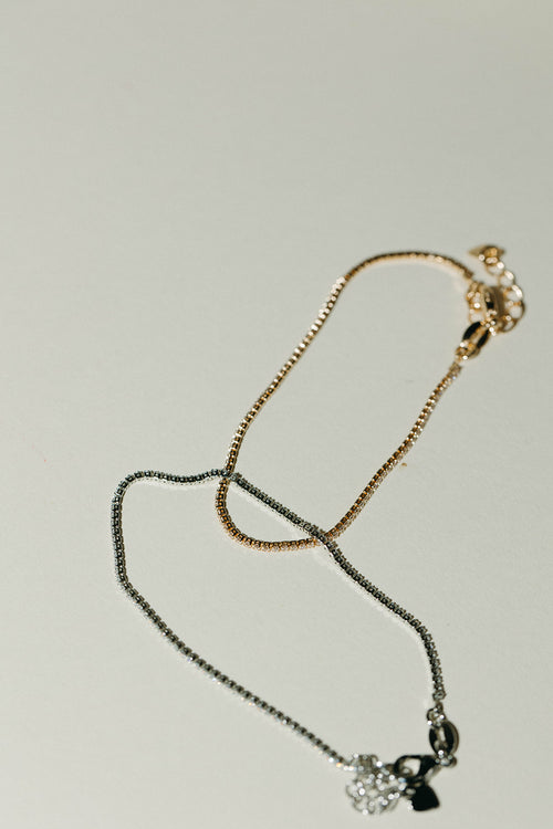 Misha- 1mm Micro Tennis Necklace