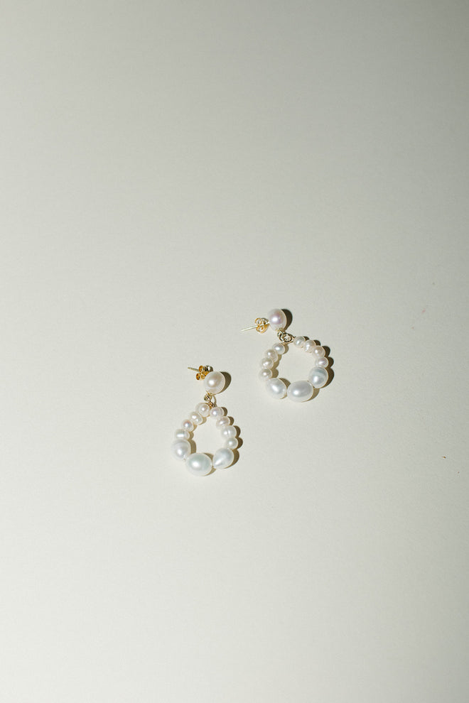 Nolan- Pearl Teardrop Drops