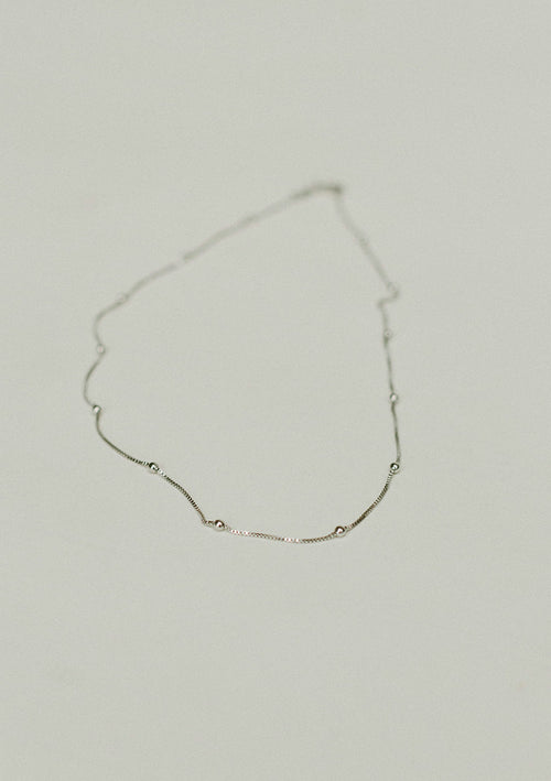 Jude- Silver Dotted Chain