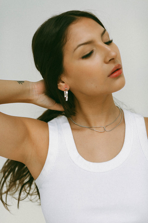 Gigi Hoop Silver