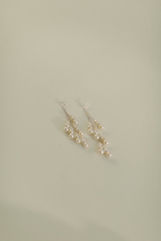 Lela- Pearl Tassle Dangles