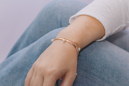 Bella- Herringbone Chain Bracelet