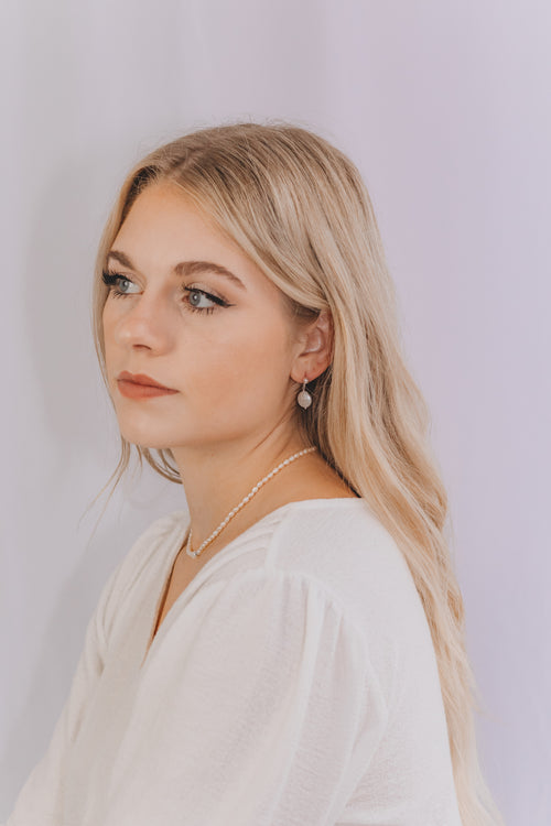 Pia- Coin Pearl Earrings
