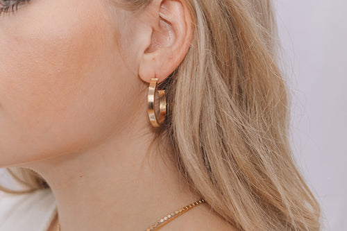 Gigi- Gold Square Hoops