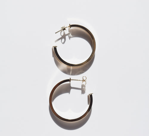 Gigi- Gold Square Hoops