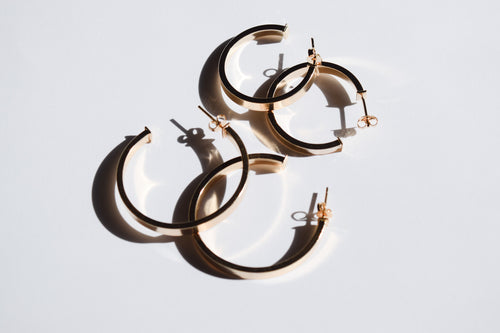 Gigi- Gold Square Hoops