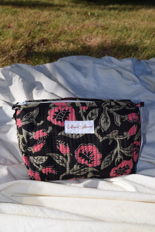 BLACK PINK COSMETIC CASE