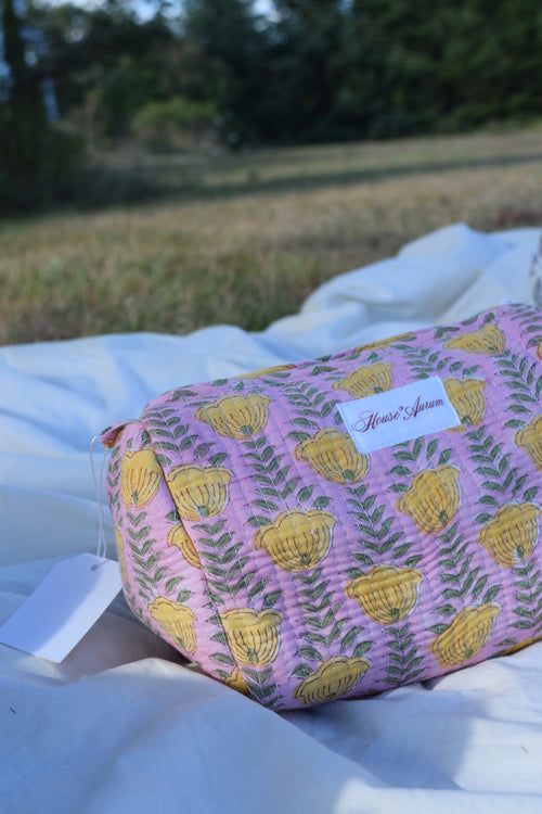 PINK GREEN COSMETIC CASE