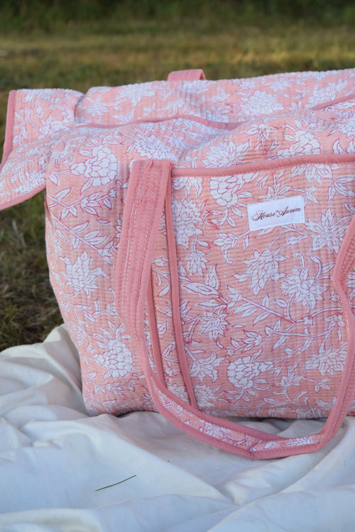 BABY PINK DUFFLE