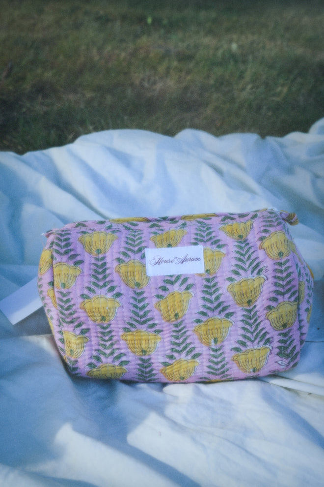 PINK GREEN COSMETIC CASE