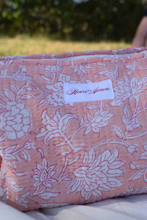 LIGHT PINK COSMETIC CASE