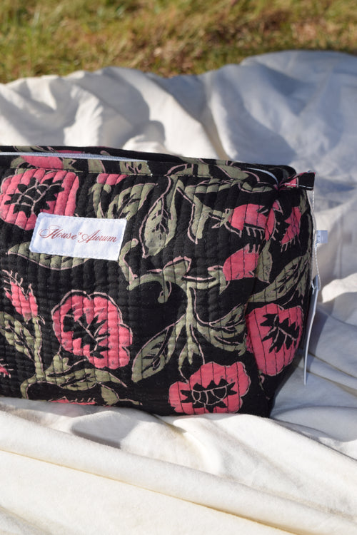 BLACK PINK COSMETIC CASE