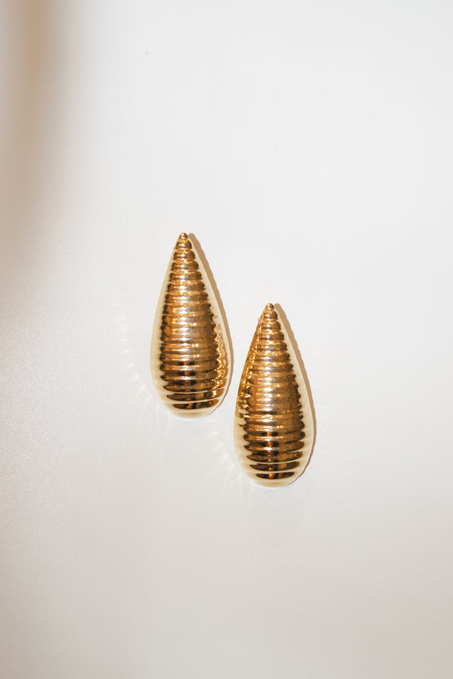 Josie- Texture Teardrop Earrings