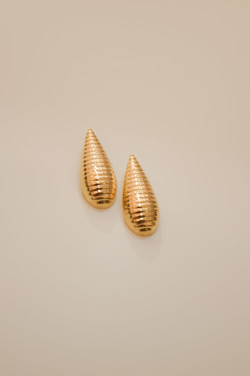 Josie- Texture Teardrop Earrings
