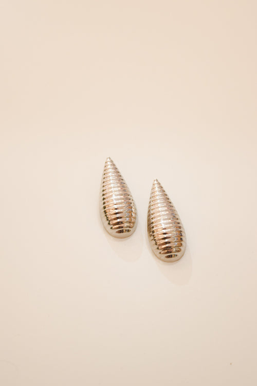 Josie- Texture Teardrop Earrings