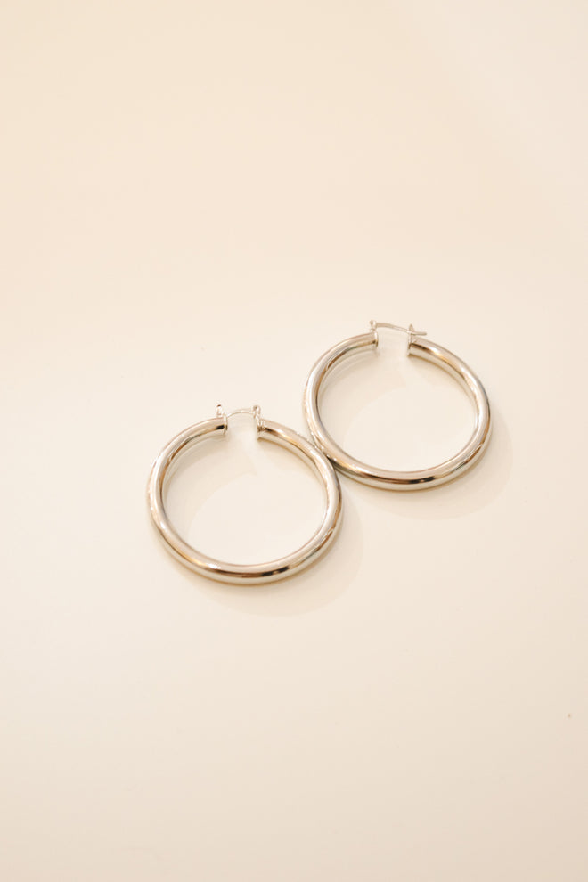 Lolly- Large Lever Back Hoops