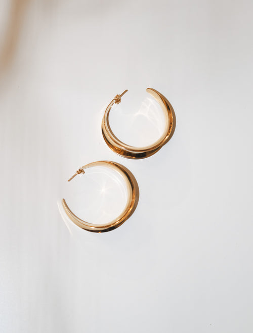 Raven- Inverted Chunky Hoops