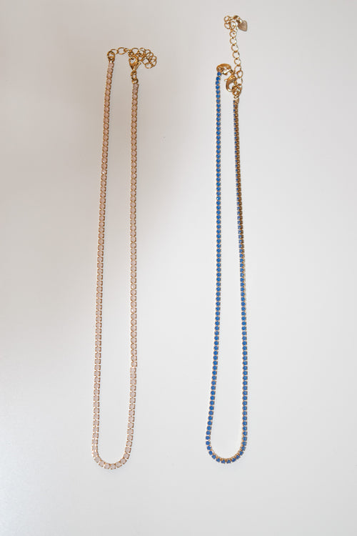 Gemstone Tennis Necklace