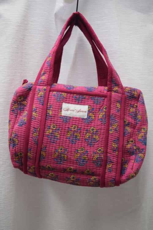 MAGENTA FLORAL PURSE