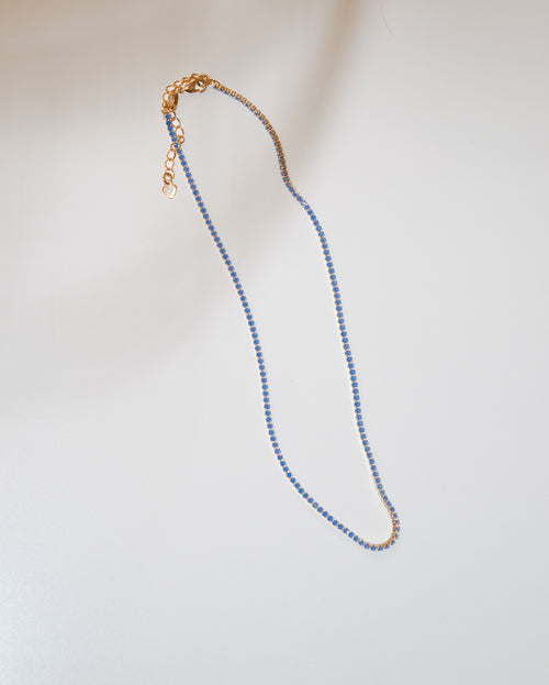 Gemstone Tennis Necklace