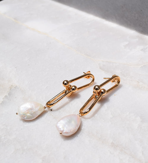 Sicily- Bubble Chain Earrings