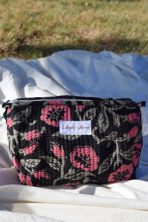 BLACK PINK COSMETIC CASE