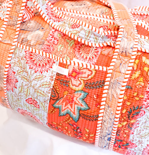 Full Size Quilted Duffle- Sorbet Patchwork